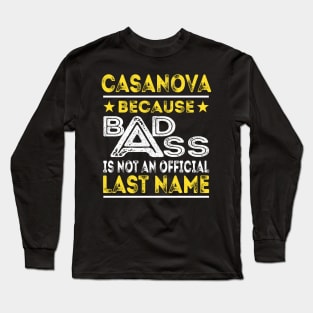 CASANOVA Long Sleeve T-Shirt